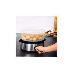 Cecotec Vapovita 3000 Inox pentola a vapore Libera installazione 800 W Nero, Acciaio inox, Trasparente - Vista aggiuntiva 6
