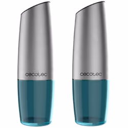 Cecotec 04283, Verde, Argento, Acciaio inox, Acrilico, Acciaio inox, Pepe, Ceramica, 67 mm, 66 mm