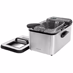 Cecotec 04300, Friggitrice, 3,2 L, 3,2 L, 190 °C, Singolo, Acciaio inox