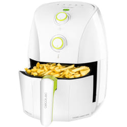 Cecotec - Friggitrice compatta senza olio da 1,5 l aria calda Cecofry 900 White. 900 w, dietetica, tecnologia PerfectCook, funzione forno, capacità
