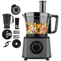 Cecotec - Tritatutto con potenza massima di 2000 w, struttura in acciaio inossidabile, 2 velocità e Pulse. Ciotola da 3,5 l inclusa. Accessori: 3