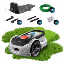 Cecotec Conga GrassHopper 300 Tagliaerba robotizzato Batteria Nero, Grigio - Vista aggiuntiva 5