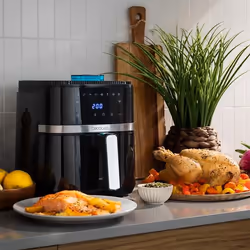 Cecotec Drip 5000 Singolo 5,5 L Indipendente 1500 W Friggitrice ad aria calda Nero - Vista aggiuntiva 4
