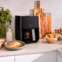 Cecotec 04967 friggitrice Singolo 6 L Indipendente 1700 W Friggitrice ad aria calda Nero - Vista aggiuntiva 8
