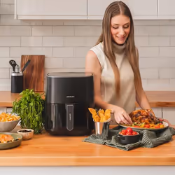 Cecotec 04971 friggitrice Singolo 5,5 L Indipendente 1500 W Friggitrice ad aria calda Nero - Vista aggiuntiva 4