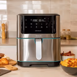 Cecotec Cecofry Supreme 8000 Singolo 8 L Indipendente 1800 W Friggitrice a basso contenuto di grassi Nero, Acciaio inox - Vista aggiuntiva 6