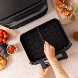 Cecotec Cecofry Dual 9000 Singolo 9 L Indipendente 2850 W Friggitrice ad aria calda Nero, Acciaio inox - Vista aggiuntiva 5