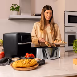 Cecotec Cecofry Dual 9000 Singolo 9 L Indipendente 2850 W Friggitrice ad aria calda Nero, Acciaio inox - Vista aggiuntiva 8