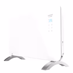 Cecotec 05319, Stufa elettrica a convezione, IP24, Interno, Pavimento, Parete, Bianco, Vetro