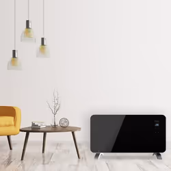 Cecotec Ready Warm 6720 Crystal Connection Interno Nero, Argento 1500 W Stufa elettrica a convezione - Vista aggiuntiva 3