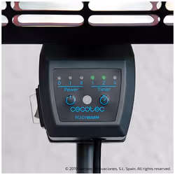 Cecotec 05360 stufetta elettrica Interno Nero 2000 W Riscaldatore di ambienti elettrico al quarzo - Vista aggiuntiva 6