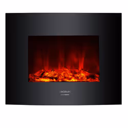 Cecotec Ready Warm 2600 Curved Flames Interno Caminetto da incasso Elettrico Nero - Vista aggiuntiva 2