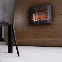 Cecotec Ready Warm 2600 Curved Flames Interno Caminetto da incasso Elettrico Nero - Vista aggiuntiva 6