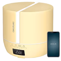 Cecotec 05643, Cisterna, Diffusore d'aroma da evaporazione, 0,5 L, 30 m², Timer