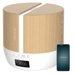 Cecotec 05647 umidificatore Vapore 0,5 L Bianco, Legno 15,6 W