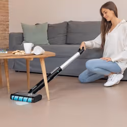 Cecotec FreeGo Wash Mocio elettrico Batteria Secco e bagnato Senza sacchetto 40 W Nero, Blu - Vista aggiuntiva 5