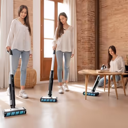 Cecotec FreeGo Wash Mocio elettrico Batteria Secco e bagnato Senza sacchetto 40 W Nero, Blu - Vista aggiuntiva 6