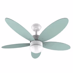 Cecotec 05878, Ventilatore domestico con pale, Verde, Bianco, Soffitto, Pulsanti, Wireless, 8 h, dC