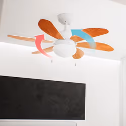 Cecotec 05939 ventilatore Bianco, Legno - Vista aggiuntiva 4