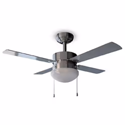 Cecotec EnergySilence Aero 450, Ventilatore domestico con pale, Acciaio, Bianco, Soffitto, 106 cm, Pull chain, AC