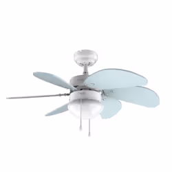 Cecotec 05968, Ventilatore domestico con pale, Blu, Bianco, Soffitto, 92 cm, AC, 50 W