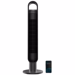 Cecotec 05972, Ventilatore a torretta, Nero, Pavimento, Touch, 12 h, LED