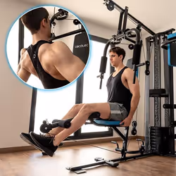 Cecotec Drumfit HomeGym 2000 Double Multiestación Bicipiti, Petto, Forearms, Spalle, Tricipiti - Vista aggiuntiva 4