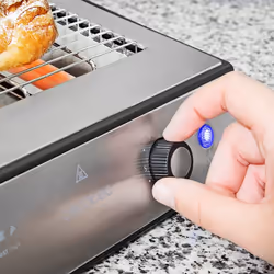 Cecotec Turbo EasyToast Inox 6 900 W Nero, Argento - Vista aggiuntiva 7