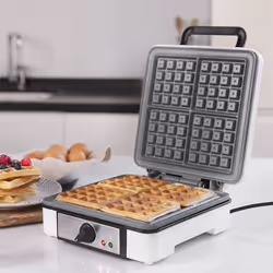 Cecotec 08017 piastra per waffle 4 waffle 1200 W Acciaio inox, Bianco - Vista aggiuntiva 6