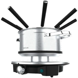 Cecotec - Fondue elettrica per formaggio, cioccolato e olio, con 1500 w e 8 forchette.