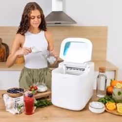 Cecotec 08052 macchina per cubetti di ghiaccio Macchina per la produzione di cubetti di ghiaccio integrata/indipendente 15 kg/24h 150 W Blu, Trasparente, Bianco - Vista aggiuntiva 5