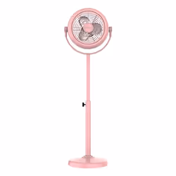 Cecotec 08204, Ventilatore domestico con pale, Rosa, Pavimento, 26 cm, Pulsanti, AC
