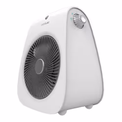 Cecotec 08259, Riscaldatore ambiente elettrico con ventilatore, Interno, Tavolo, Bianco, Manopola, 2000 W