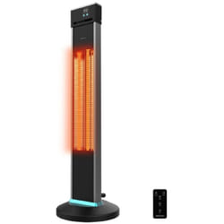 Cecotec - Stufa a torre per esterni da 2000 w, tecnologia alogena, 3 livelli di potenza, telecomando e display.