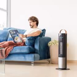 Cecotec 08280 stufetta elettrica Interno Nero 2000 W Riscaldatore ambiente elettrico con ventilatore - Vista aggiuntiva 5
