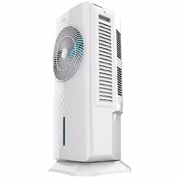 Condizionatore evaporativo da 65 W, capacità del serbatoio di 3,5 litri, 3 velocità, touch control, timer fino a 12 ore e osc ...