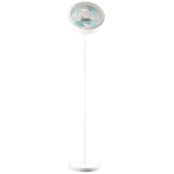 Cecotec - Ventilatore de Piede con Anello de Luce led e Telecomando EnergySilence FanLamp. 36W, motore dc, uscita de Aria reversibile, 3 toni de