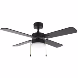 Cecotec Ventiladores de techo con luz EnergySilence Aero 450 FullBlack