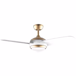 Cecotec Ventiladores de techo con luz EnergySilence Aero 4265 GoldWhite