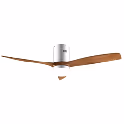 Cecotec Ventiladores de techo con luz EnergySilence Aero 5600 Aqua IronDarkWood Connected