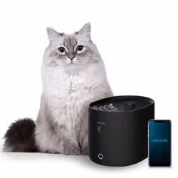 Cecotec Pumba 2500 Refresh Smart distributore di cibo e acqua per cani e gatti Plastica Nero Universale Abbeveratoio automatico per animali domestici - Vista aggiuntiva 4