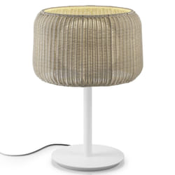 Bover Fora M lampada da tavolo Beige, Bianco