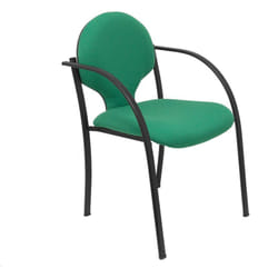 Piqueras Y Crespo - Confezione 2 sedie Hellin telaio nero verde bali