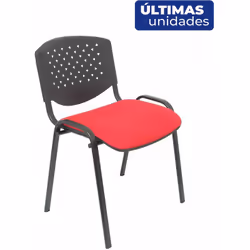 PIQUERAS Y CRESPO Confezione di 4 sedie ergonomiche, impilabili, multiuso con struttura nera Sedia di fiducia multiuso, si ad ...