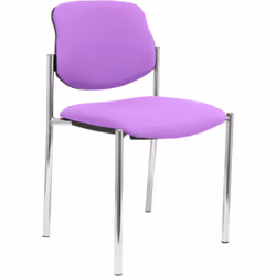 PIQUERAS Y CRESPO Sedia a 4 gambe con struttura cromata Sedia da ufficio dal design elegante, la sua struttura cromata la ren ...