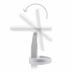 InnovaGoods 8435527811730 specchietto per trucco Libera installazione Rettangolare Bianco