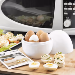 Ti presentiamo il nuovo cuociuova per microonde con ricettario Boilegg InnovaGoods Kitchen Foodies ! Questo innovativo cuociu ...