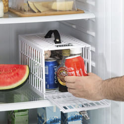 Innovagoods - Gabbia di Sicurezza Frigorifero Food Safe, Conservazione Alimenti Sicura, Design Moderno e Funzionale, Chiusura Combinata a 3 Cifre,