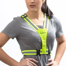 Imbracatura riflettente Innovagoods con led per gli atleti Ideale per la corsa, il ciclismo, ecc., perché facilita la visibil ...