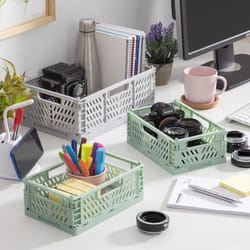 Innovagoods - Set di 3 scatole organizer pieghevoli e impilabili boxtor v0103244